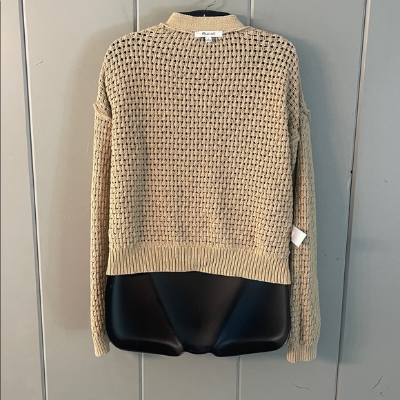 Madewell Tan Cardigan Sweater Women's - Picture 4 of 6
